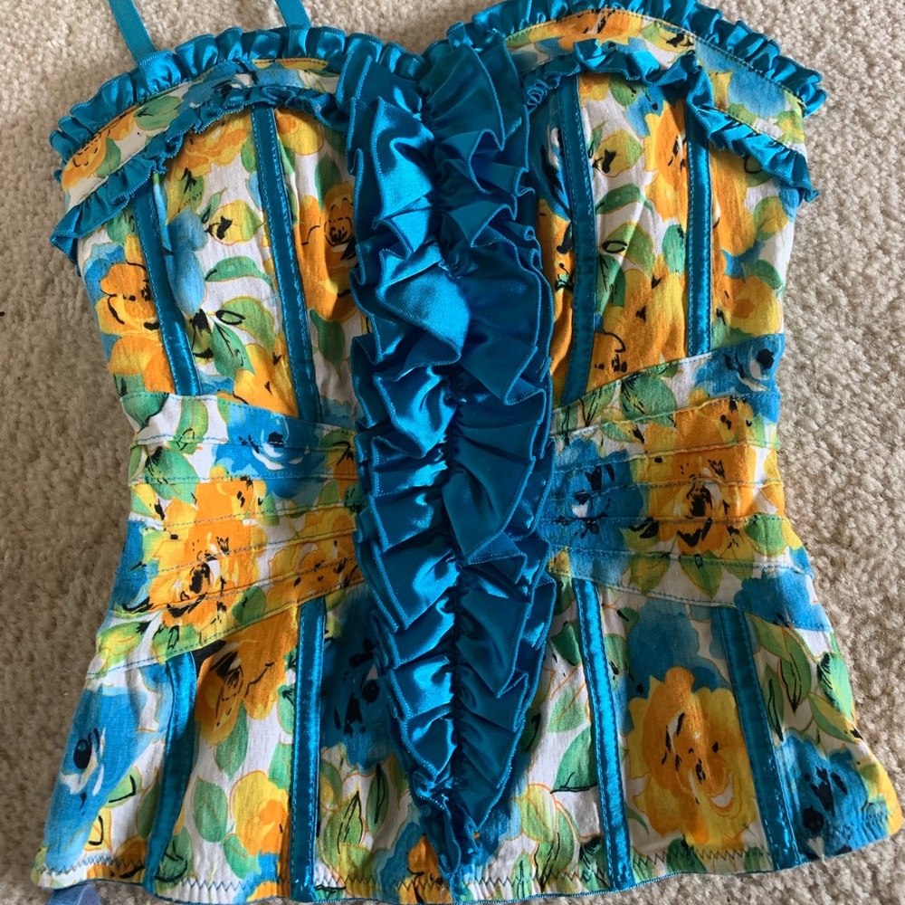 Corset like top
